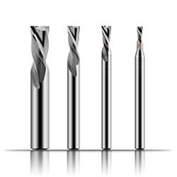 Fresa 2 cortes para chapas de alumínio